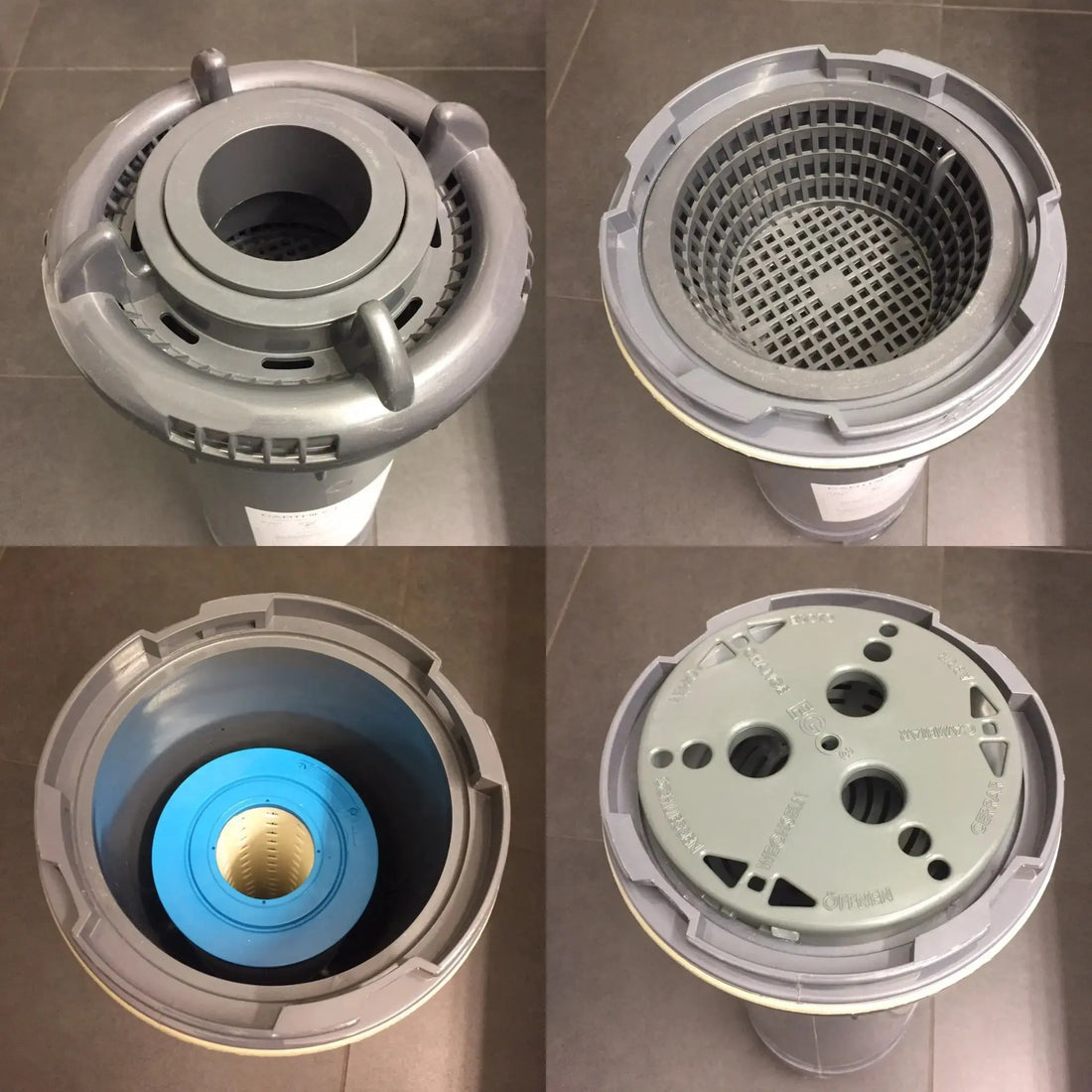 Filter-mit-Skimmer-darüber-Welcher-EGO3 EGO3 Filter