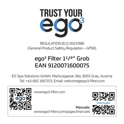 Filterkartusche ORIGINAL EGo3 einzeln 