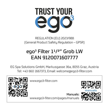 Filterkartusche ORIGINAL EGo3 einzeln 